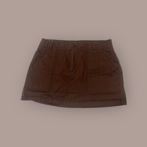 Wild fable brown cargo skirt barely worn!